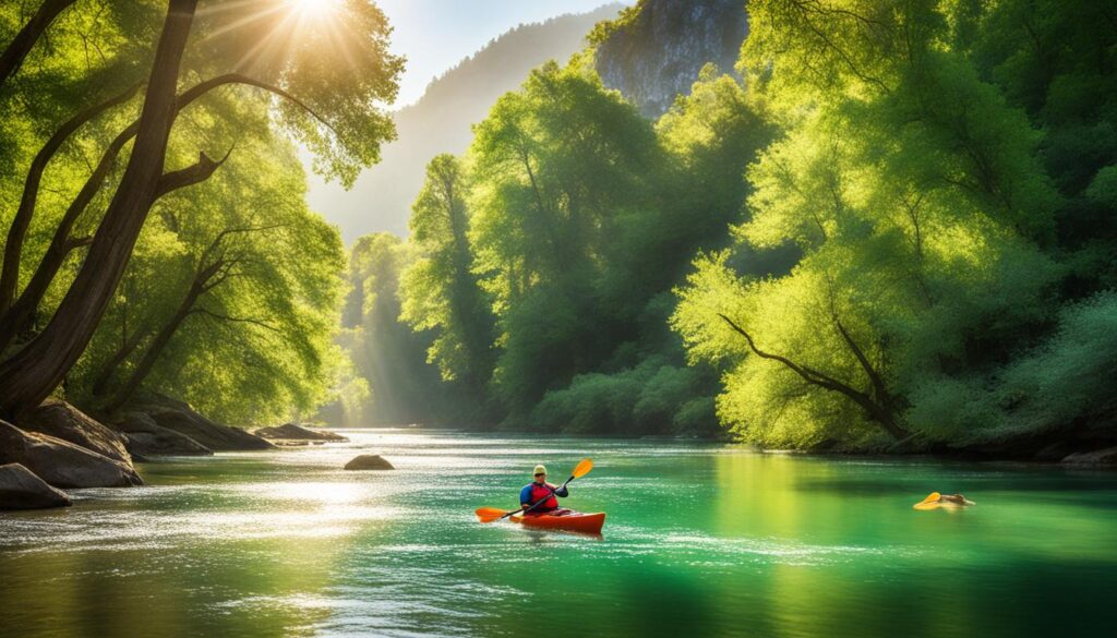 Kayaking at Village Creek State Park