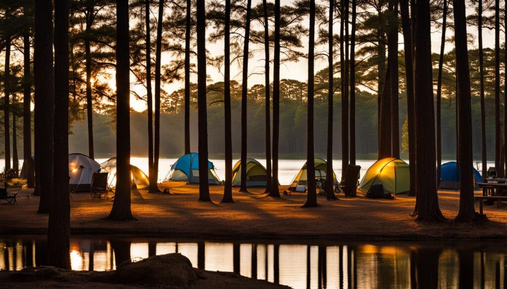 Nacogdoches state park camping
