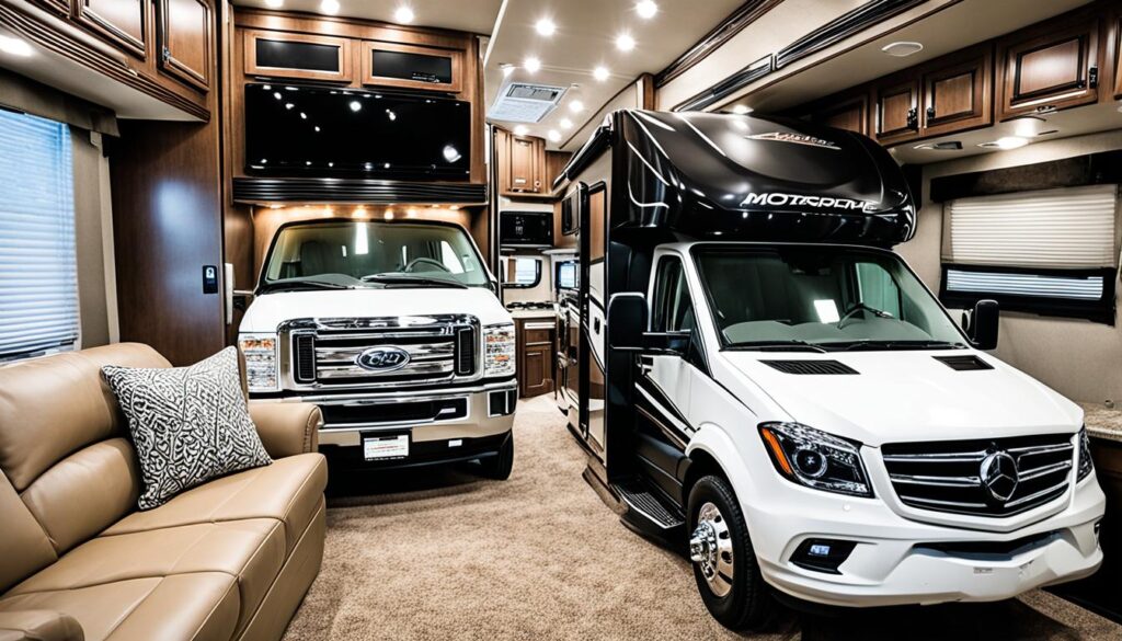 Primary Differences Between Class A and Class C RVs