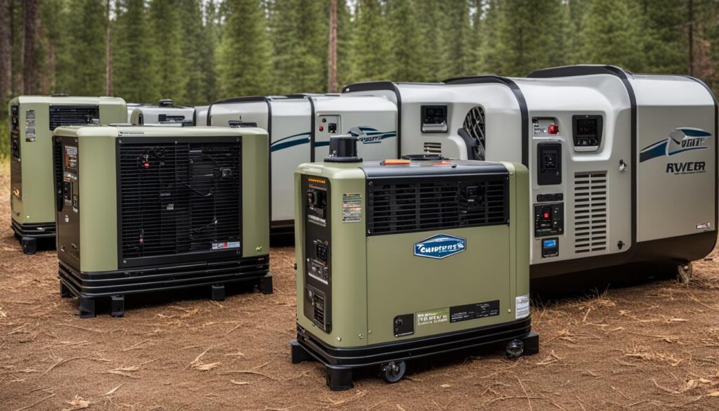RV Generator Options and Sizes