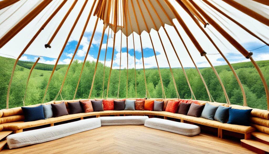 benefits of yurt camping image