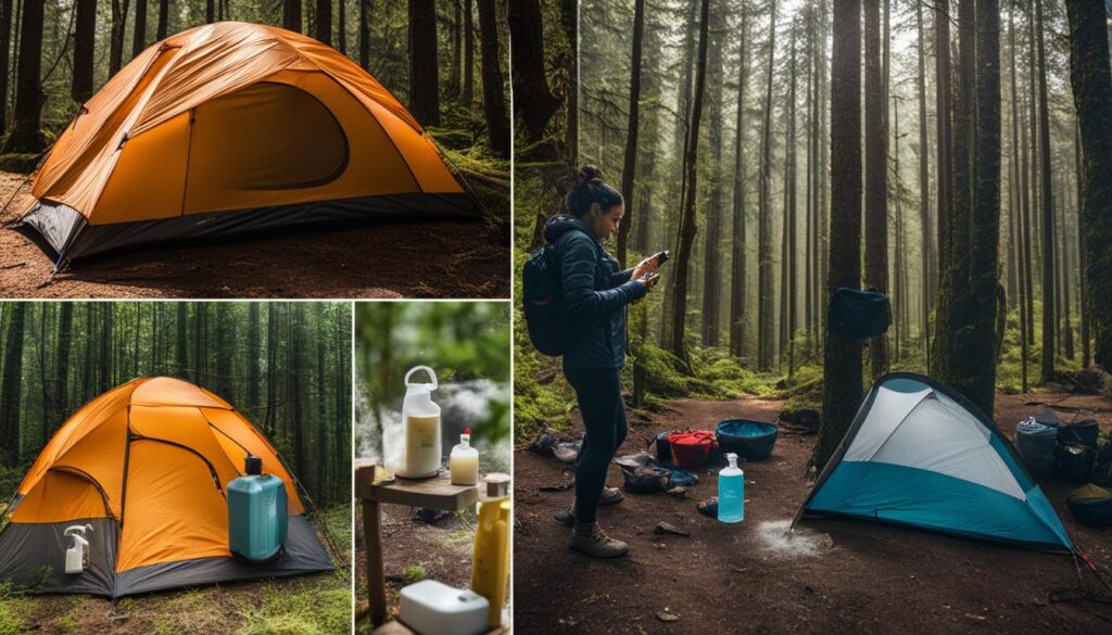 camping hygiene tips