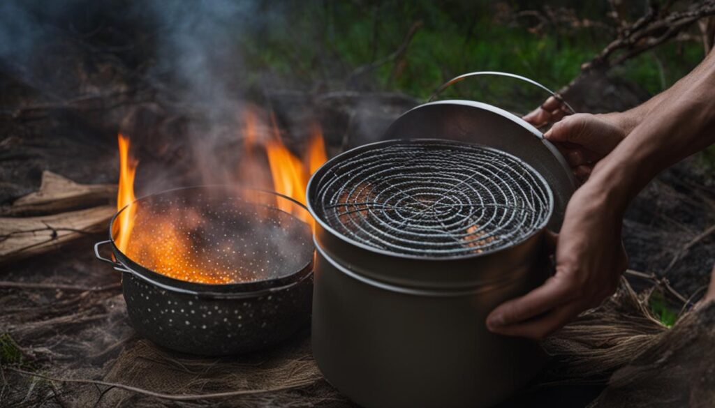 efficient dishwashing methods for camping