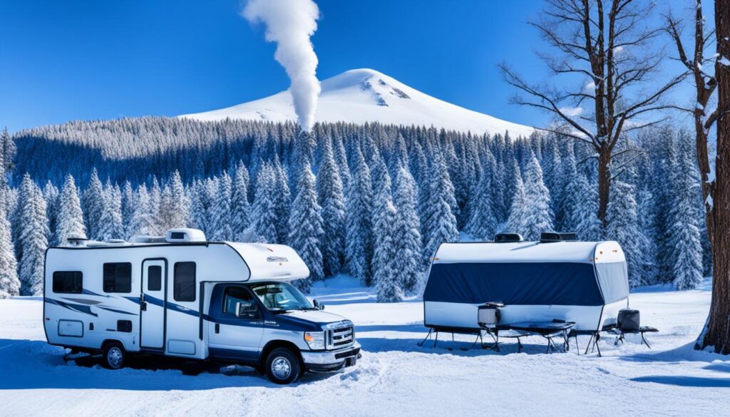 how long can a camper stay winterized