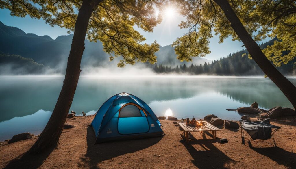 how to stay cool camping