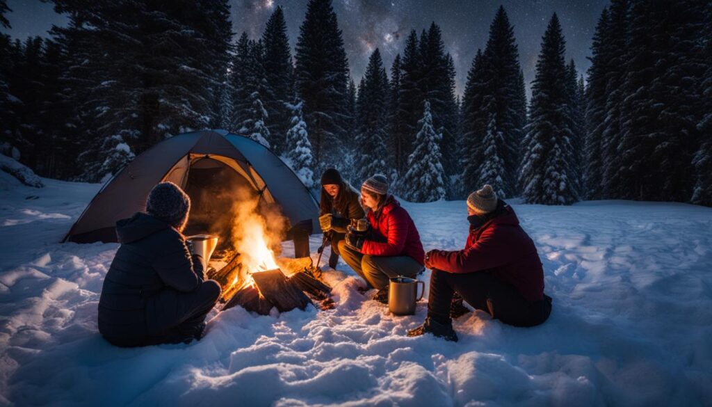 how to stay warm tent camping