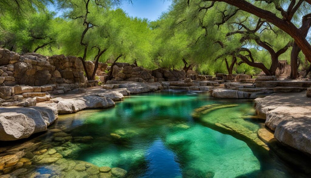 natural springs at Balmorhea State Park