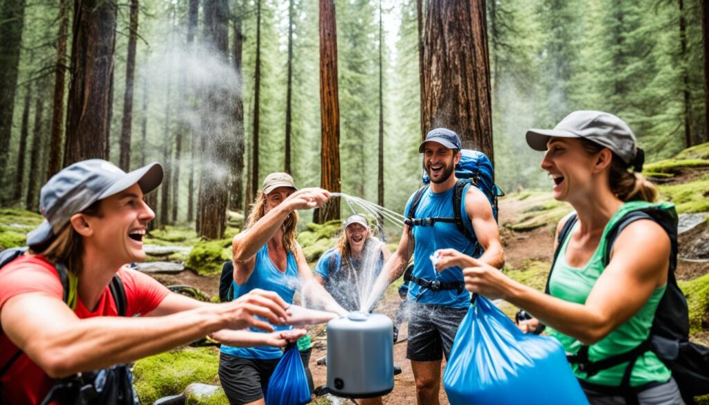 portable camping showers