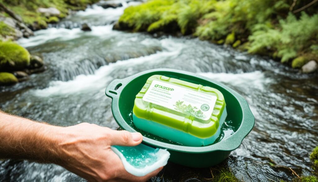 preventing food contamination in camping dishes