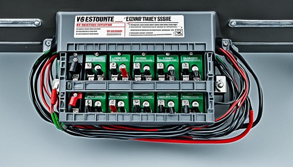 rv battery connections