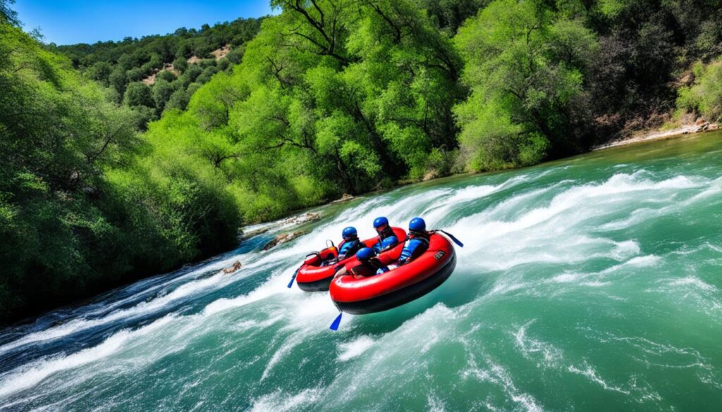tubing in Guadalupe River State Park