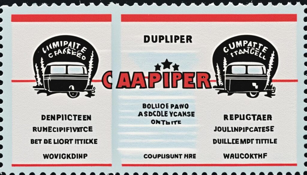 Duplicate Camper Title Image
