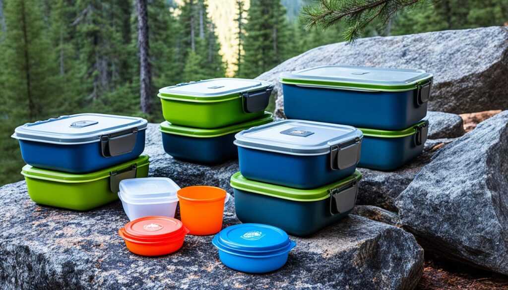 camping food storage containers