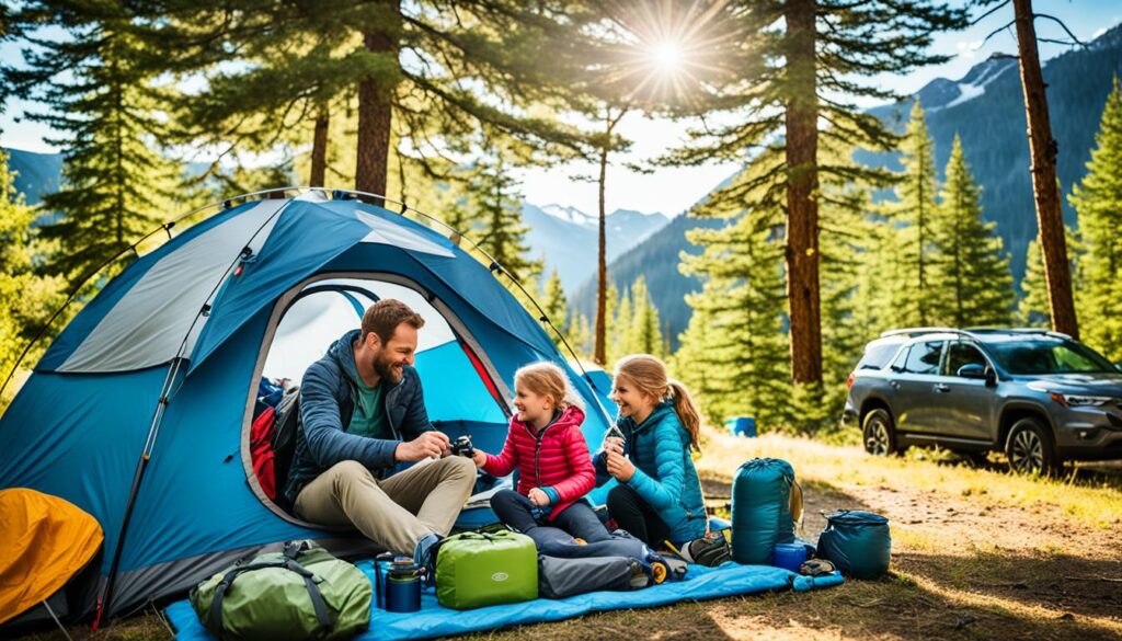 camping gear for families with kids