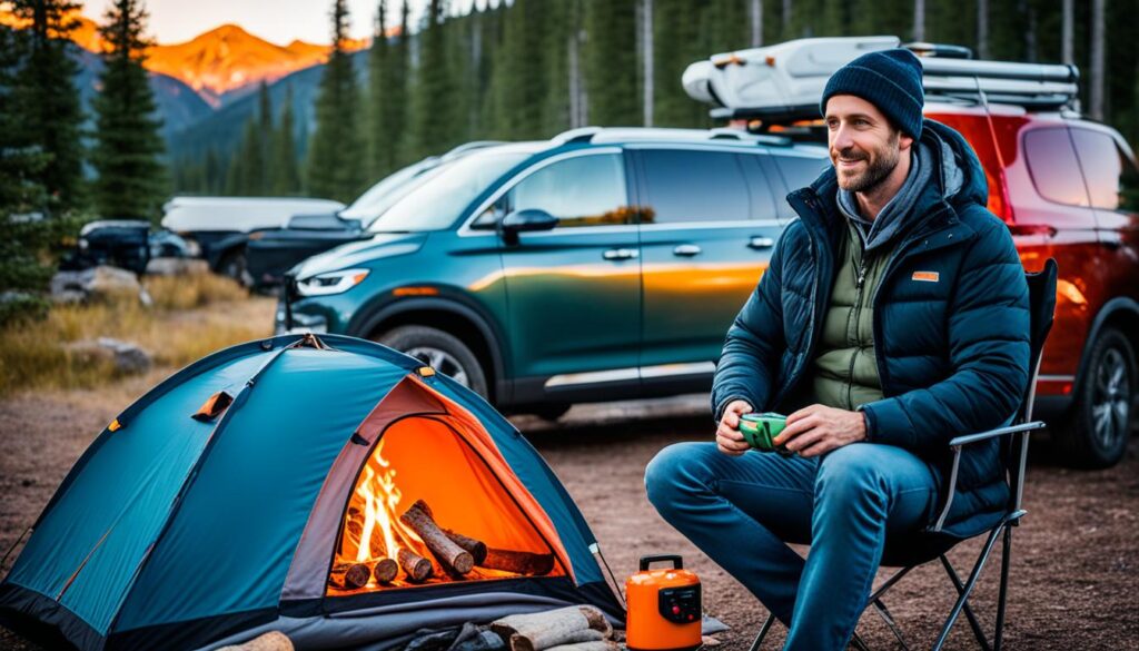 heating options for car camping