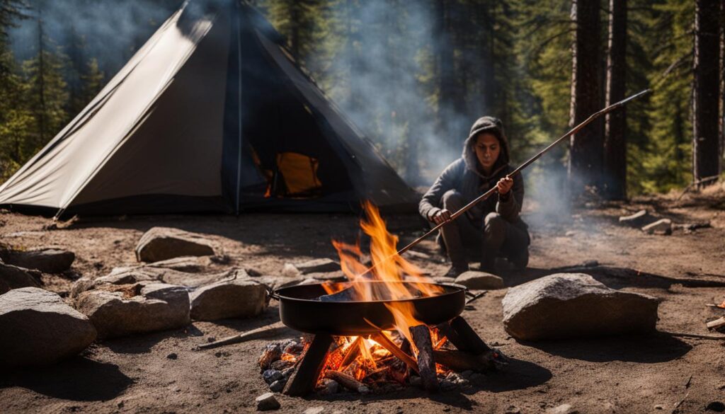 how to boil water when camping