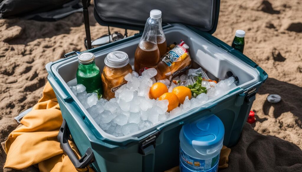 how to keep food cold when camping