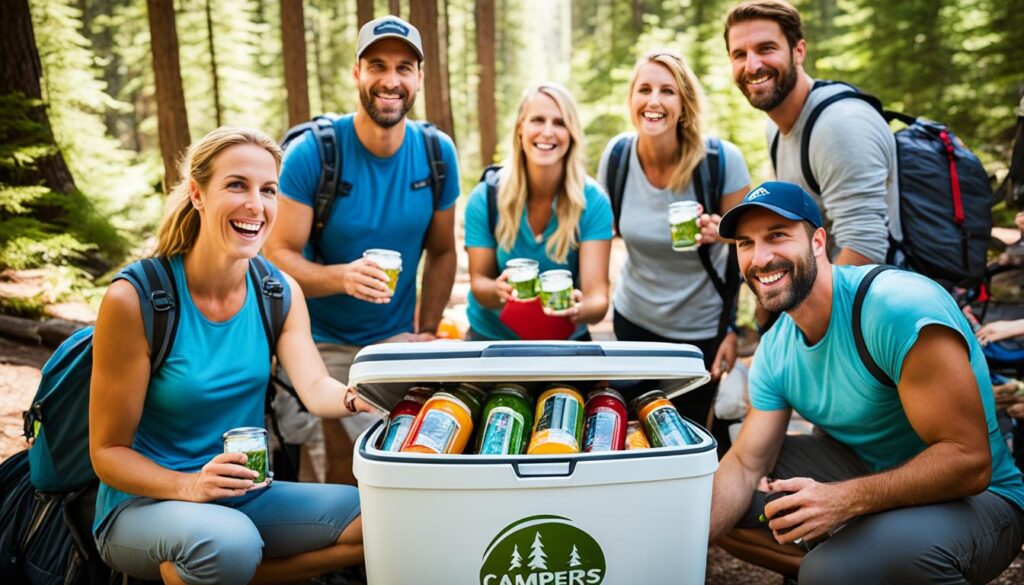 ideal cooler size for camping