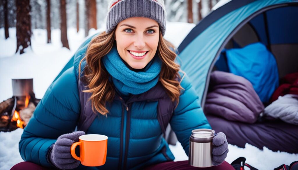 warm clothes for car camping
