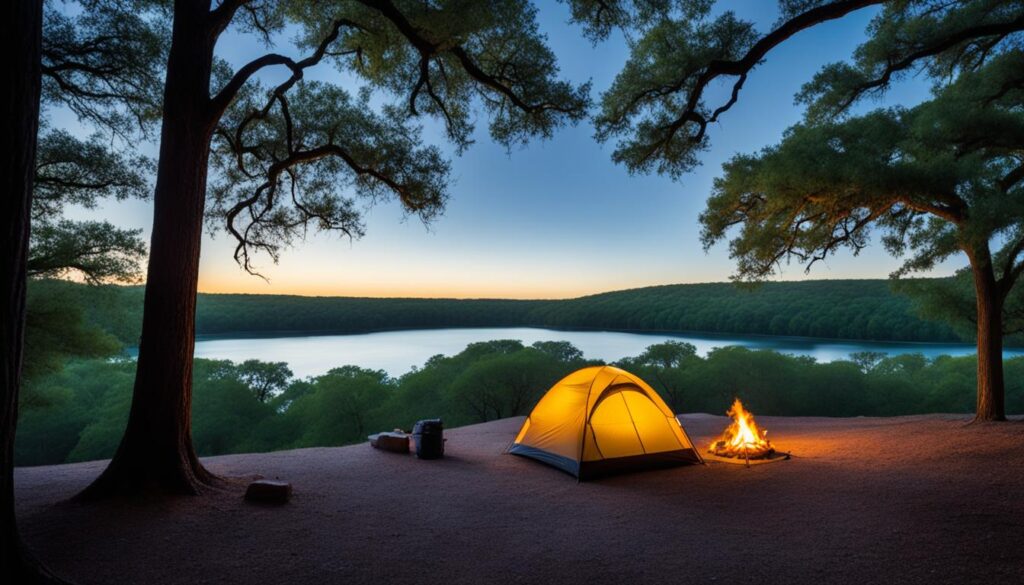 where to go camping in texas