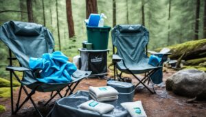 how to clean camping chairs