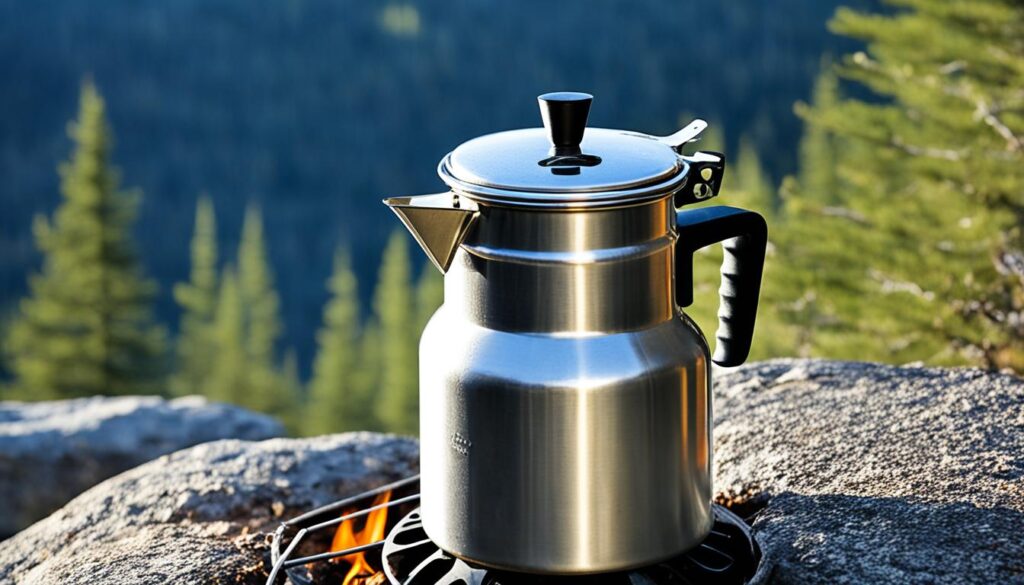 how to use camping percolator